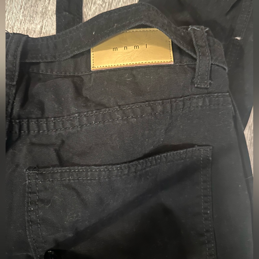 MNML Black Denim Pants